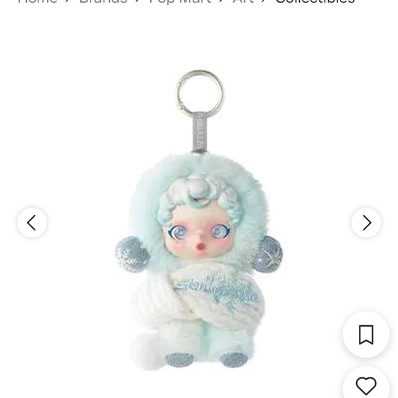 Popmart Skullpanda Song of Snow Pendant Keychain - Picture 1 of 8